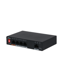 Switch Dahua PFS3005-4ET-60 4 Portas PoE 60W 100M