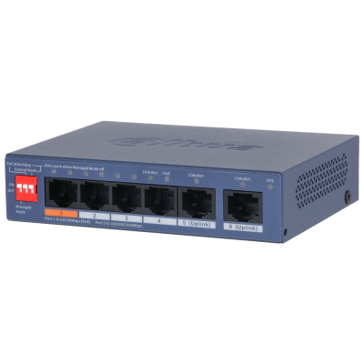 Dahua CS4006-4ET2GT-60 Switch PoE 4x100M 2x1G 60W