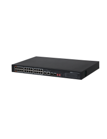 Switch PoE Dahua PFS3226-24ET-240 24 portas 100Mbps + 2xSFP