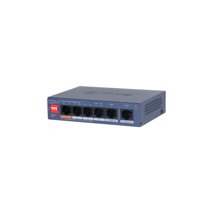 Dahua CS4006-4ET2GT-60 Switch PoE 4x100M 2x1G 60W