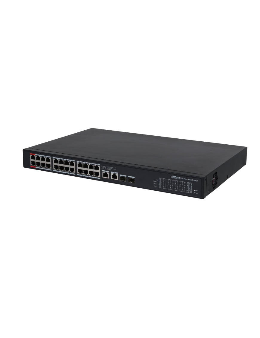 Switch Dahua Gigabit PoE 24 Portas 360W PFS3228-24GT-360