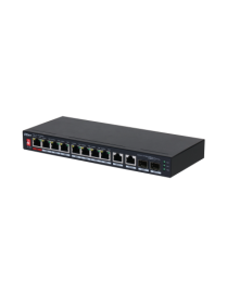 Switch Dahua PoE 8 portas 96W + uplink 1G e SFP – PFS3210-8ET2GF-96