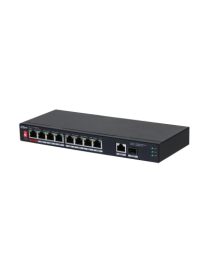 Switch Dahua PoE 8 Portas 96W com Uplink Gigabit e SFP