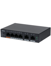 Switch Dahua CS4006-4GT-60 PoE 60W 4 portas 1G L2 Cloud