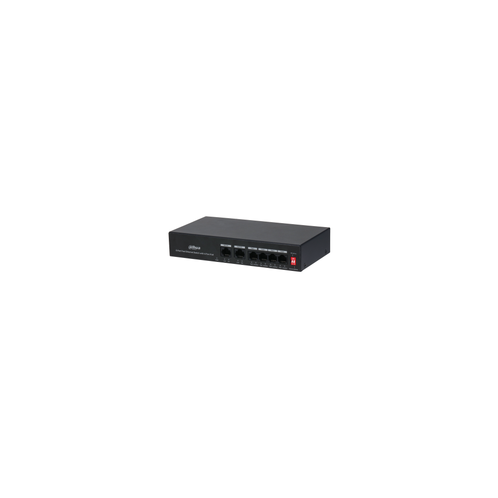 Dahua PFS3006-4ET-36 Switch PoE 4x100M + 2 Uplink 36W