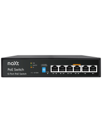 Switch noXt PoE 4P 60W 100Mbps + 2xSFP+ 10G gestão L3
