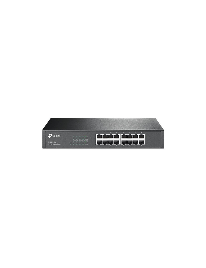 Switch TP-LINK TL-SG1016D 16 portas Gigabit para rede