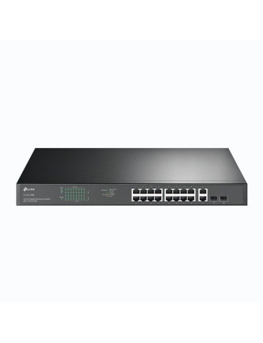 Switch TP-LINK SG1218MP 16xPoE+ 250W e portas SFP com alta fiabilidade