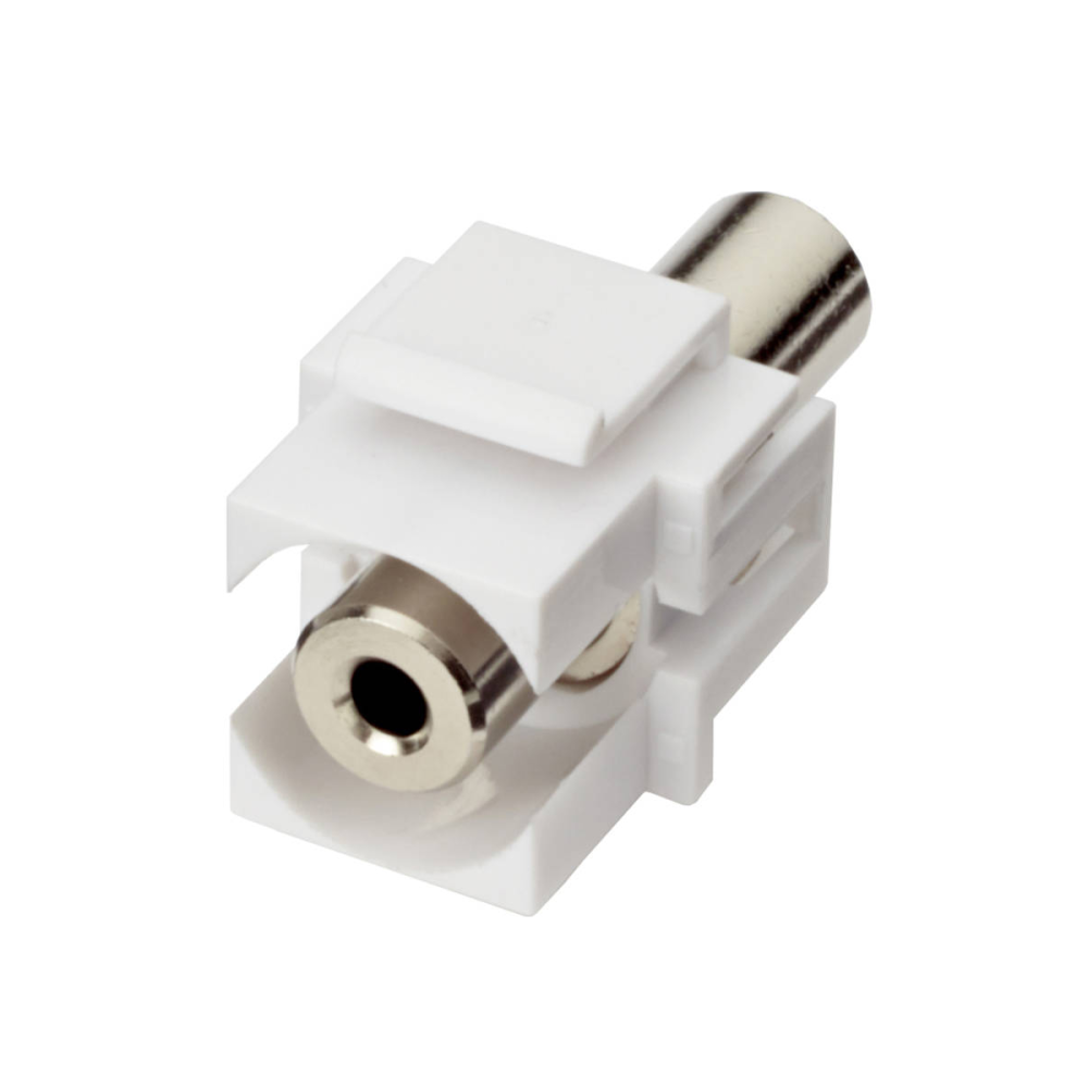 Excel Keystone Adaptador Áudio 3.5mm Branco 100-811