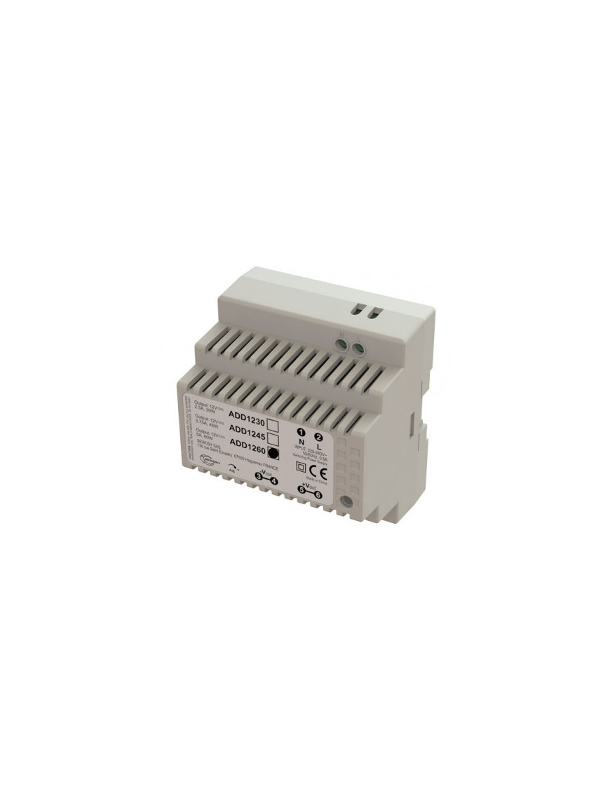 ADD1218 - FONTE DIN 1 230V/AC 12V DC 1.5A SEWOSY
