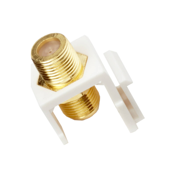 EXCEL 1 Port F Type Sat Coax Keystone Adaptor Ref. 100-805