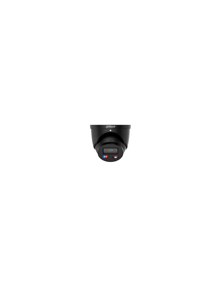 Câmara Dome Dahua 8MP IR30M IPC-HDW3849H-AS-PV-S4 Preta