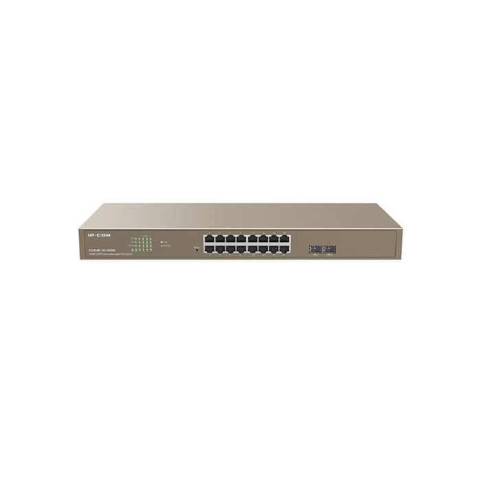 IP-COM G3318P-16-250W Switch PoE 16x1G L2 Cloud 2xSFP
