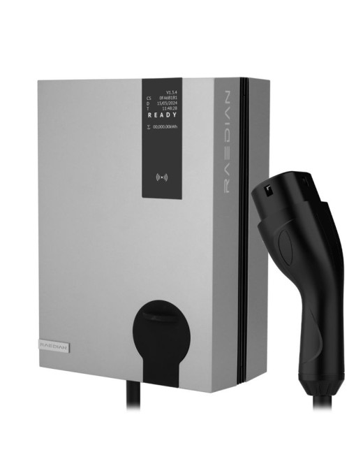 Carregador EV RAEDIAN NEO11-T5S 11KW Trifásico com Cabo e App
