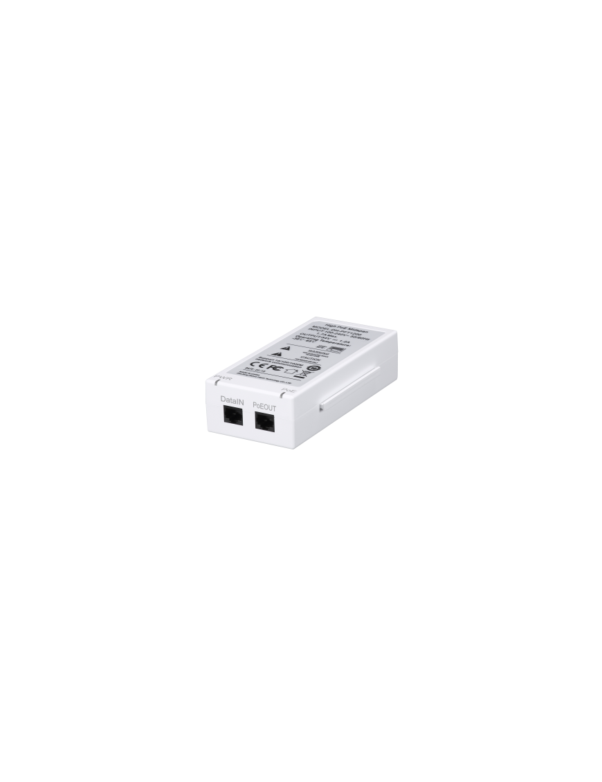Injetor Hi-PoE PFT1200 Dahua – PoE 60W para sistemas de segurança