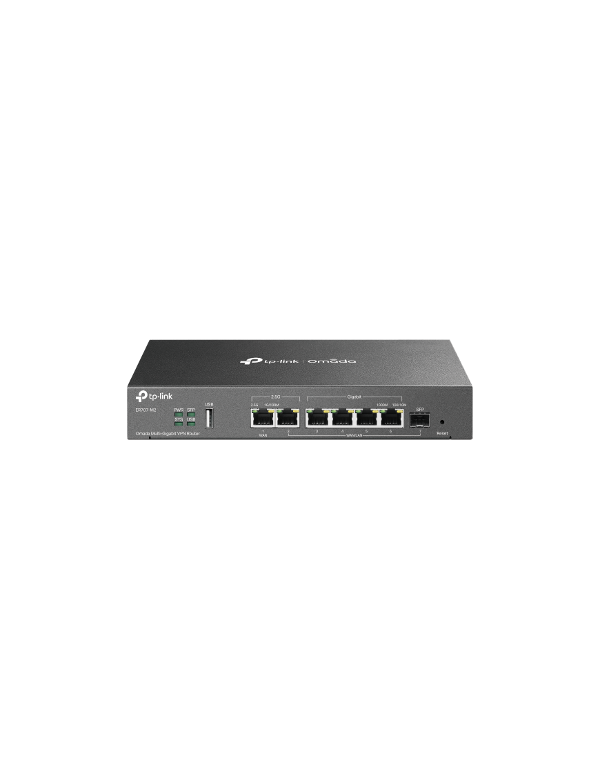 Router TP-LINK ER707-M2 Omada VPN 2.5G 1SFP 6WAN 6LAN USB