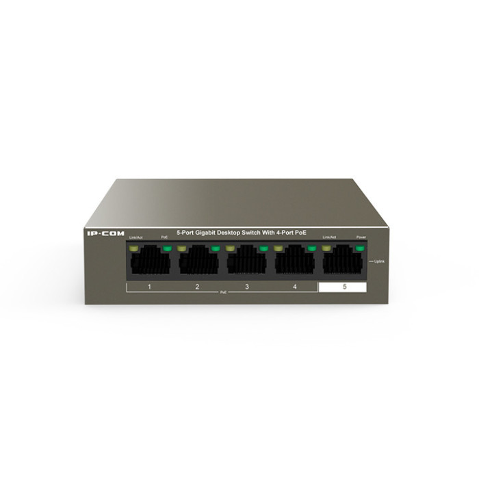 IP-COM G1105P-4-63W Switch PoE 4x1G + 1x1G 58W
