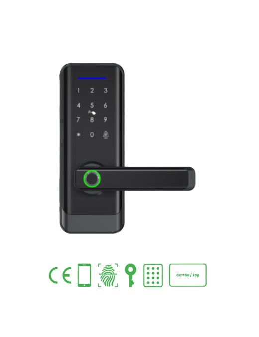 Fechadura Electrónica NOES MX-F233 Bio/RFID/PIN App NOSSSA