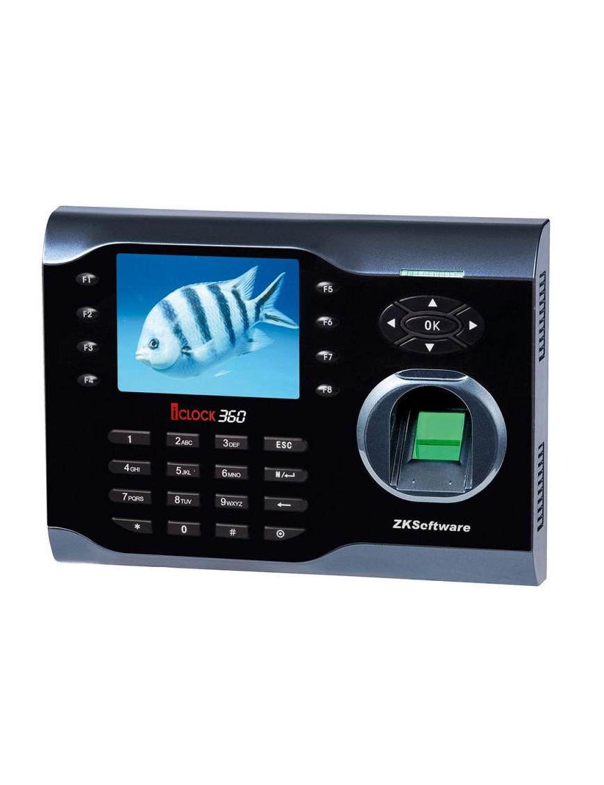 ZK Teco iClock 360ZMM - Controlo Ponto Biometria RFID