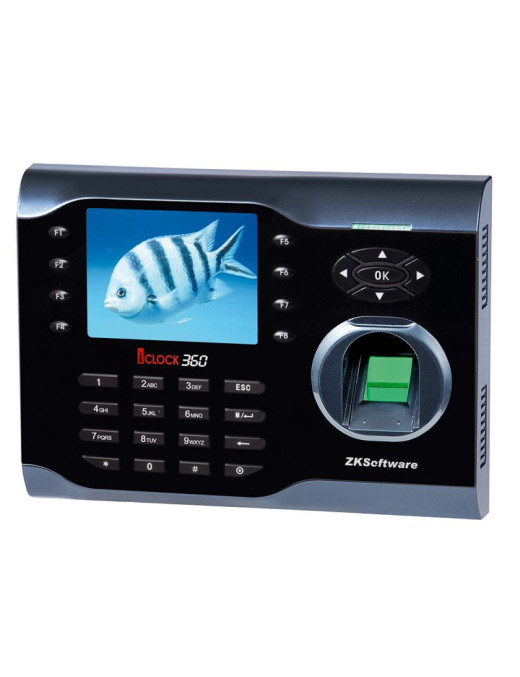 ZK Teco iClock 360ZMM - Controlo Ponto Biometria RFID