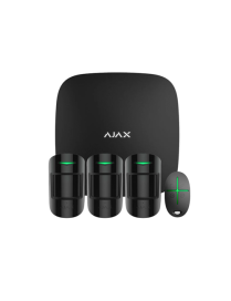 AJAX KIT 3 BLACK - Sistema de Segurança com Hub e Sensores MotionProtect