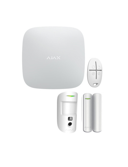 AJAX KIT 4 WHITE HUB2 com MotionCam e DoorProtect