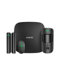 AJAX KIT 4 BLACK Hub2 com Sensores MotionCam, Space e DoorProtect