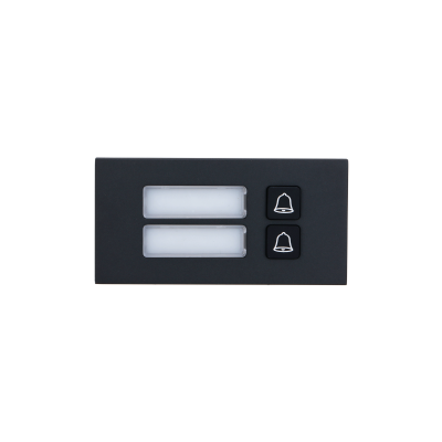 VTO4202FB-MB2 - MODULO 2 BOTOES PRETO SERIE MODULAR DAHUA