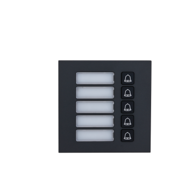 VTO4202FB-MB5 - MODULO 5 BOTÕES PRETO SERIE MODULAR DAHUA