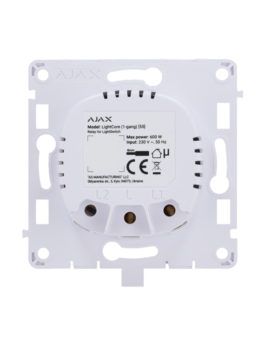 LIGHTCORE-1G Relé Inteligente para Interruptor Único 230V