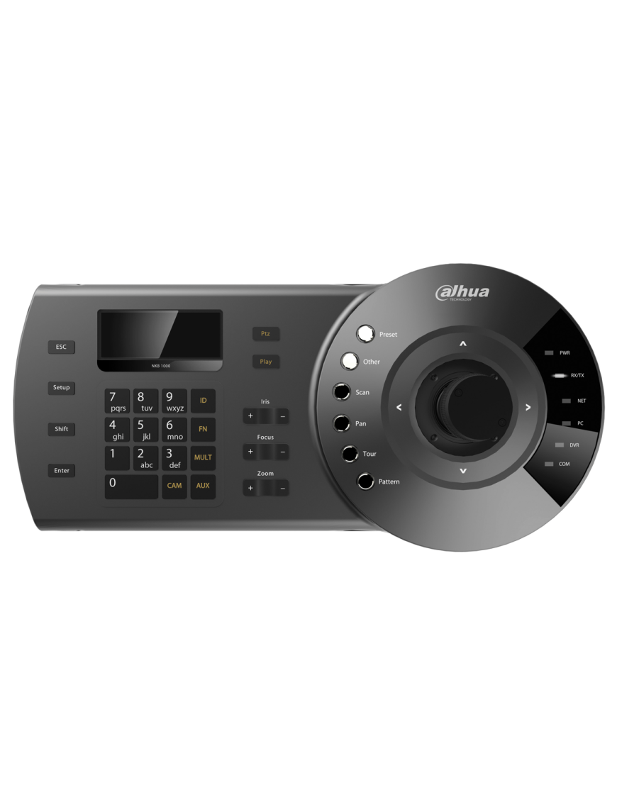 NKB1000-E - MESA CONTROLO PTZ RJ45/RS485/RS422/USA DAHUA