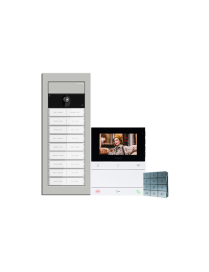 Comelit Kit Vídeo 2 Fios 7 Apartamentos People Alta Voz