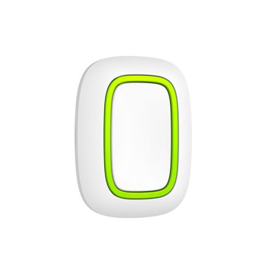 AJAX BUTTON-W Botão de Pânico Sem Fios Branco IP55