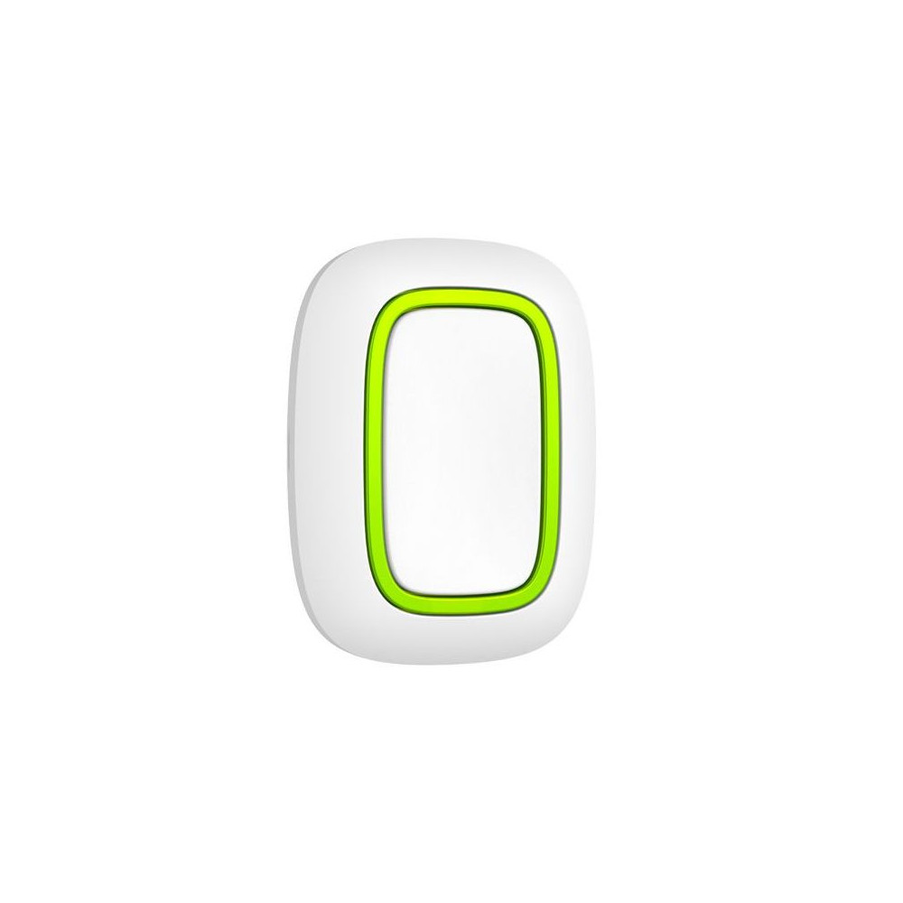 AJAX BUTTON-W Botão de Pânico Sem Fios Branco IP55