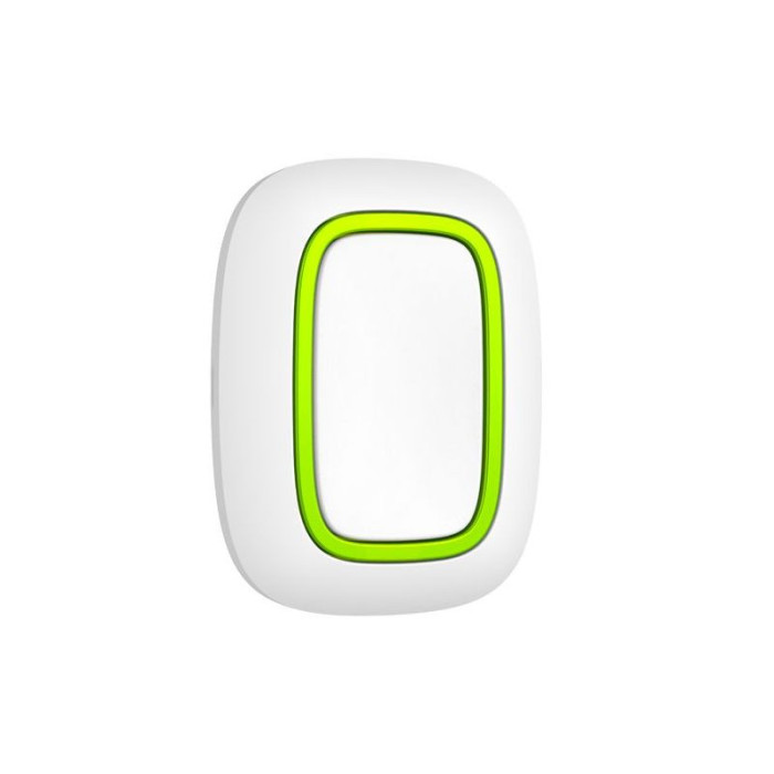 AJAX BUTTON-W Botão de Pânico Sem Fios Branco IP55