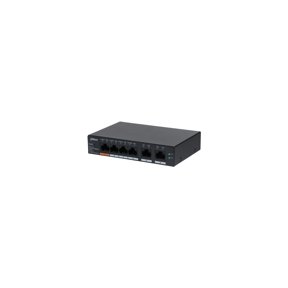 CS4006-4GT-60 Switch 4P x1G PoE 60W L2 CLOUD +2x1G DAHUA