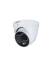 Dome Térmica Dahua 4MP 8mm IR30M IP67 para Segurança Exterior