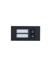 Módulo 2 Botões VTO4202FB-MB2 Dahua - Vídeo-Porteiro IP Modular