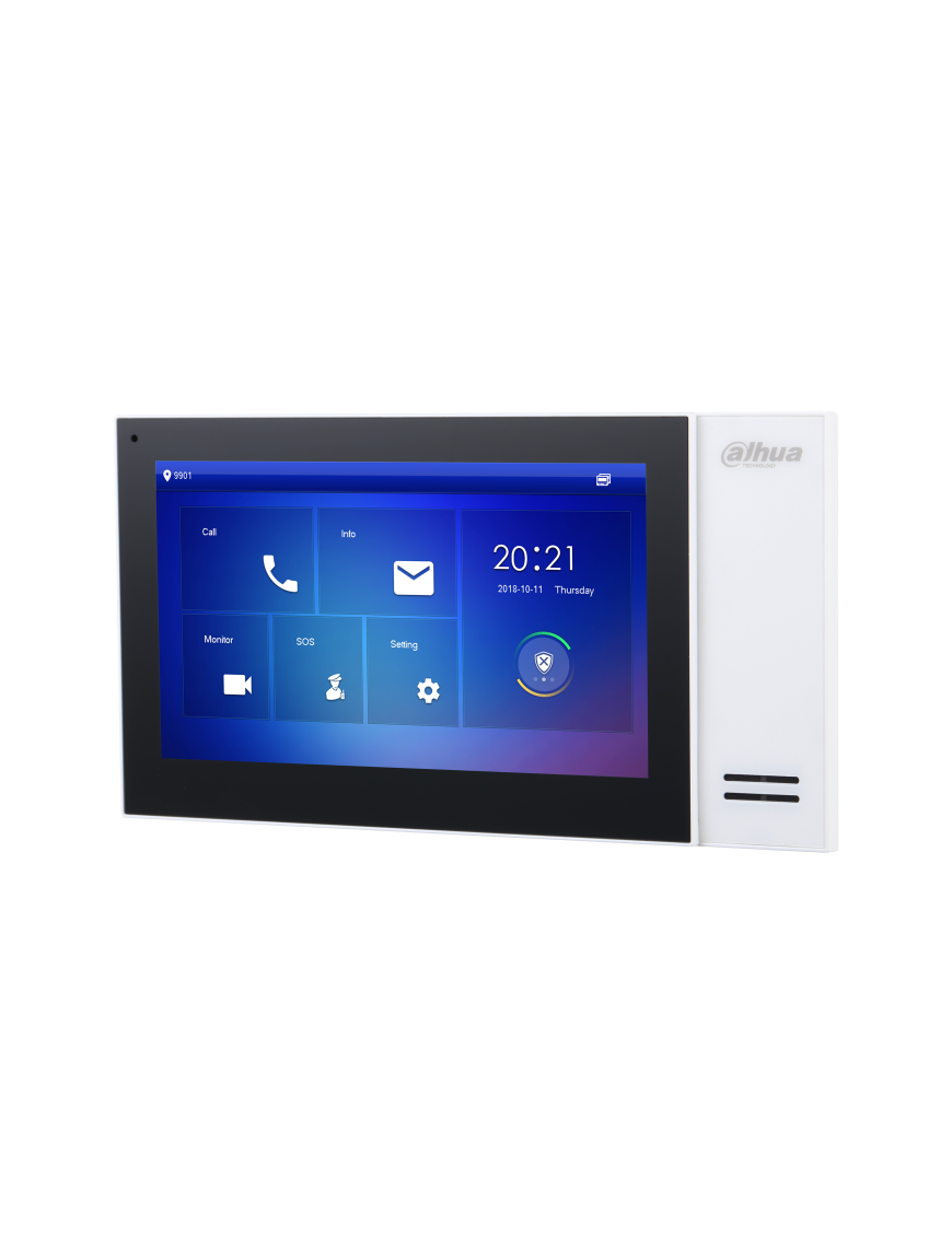 Monitor IP PoE Dahua VTH2421FW-P 7" Branco com Telefone