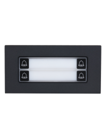 Módulo de Chamada 4 Botões Dahua VTO4202FB-MDB4 Preto Modular