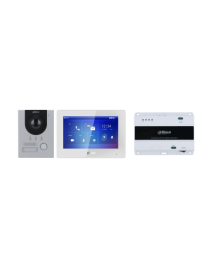 Vídeo-Porteiro 2 Fios PoE Dahua KTD01L(S) - Kit Completo