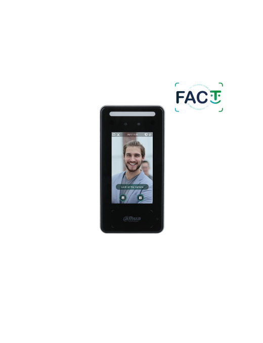 ASI6213J-MW TERMINAL ACESSO REC. FACIAL/CODIGO/CARTÃO DAHUA