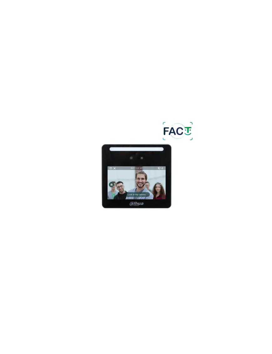 ASI3213G-MW - TERMINAL CONT. ACESSO FACT 4.3" FACIAL/CARTÃO