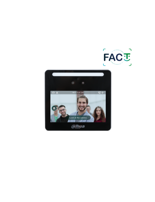 ASI3213G-MW - TERMINAL CONT. ACESSO FACT 4.3" FACIAL/CARTÃO