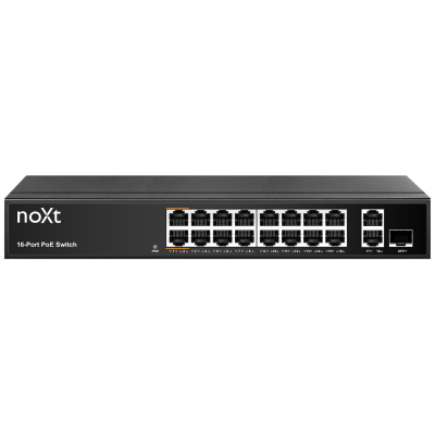 noXt P16P2UP-160W Switch PoE 16x100M + 2x1G 160W