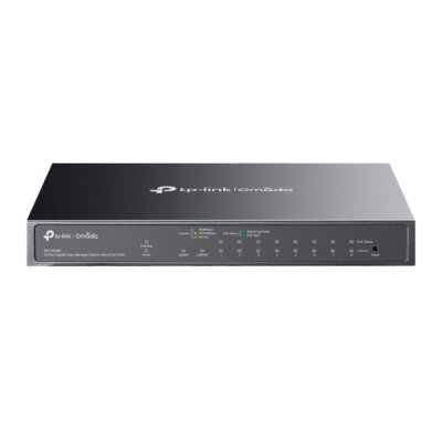 TP-Link ES210GMP Switch 8 Portas PoE+ 123W Omada