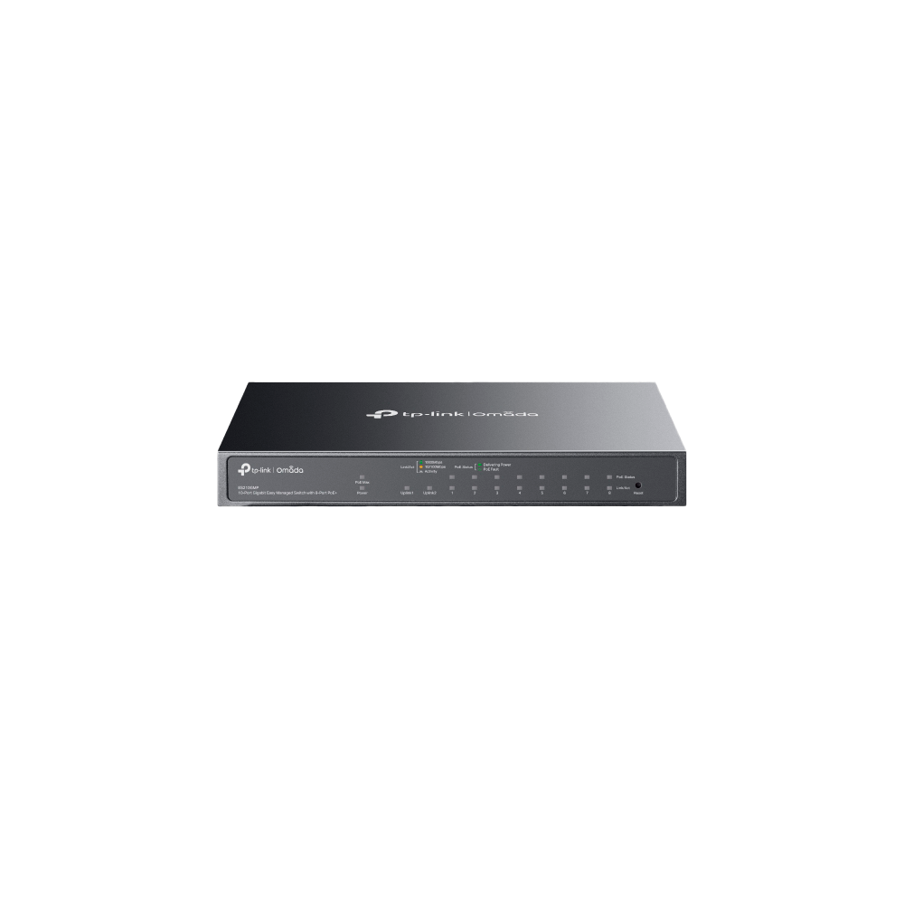 TP-Link ES210GMP Switch 8 Portas PoE+ 123W Omada