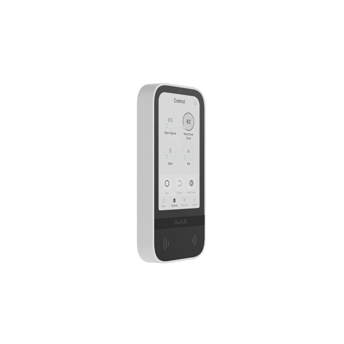 AJAX KEYPAD TOUCHSCREEN-W teclado táctil RFiD branco 5"