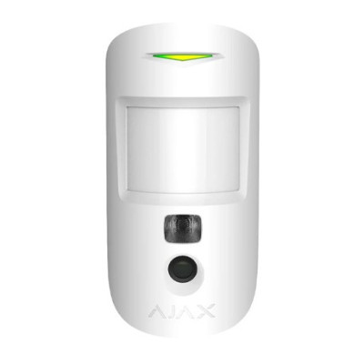 AJAX MotionCam HDR-W detetor movimento com câmara branco
