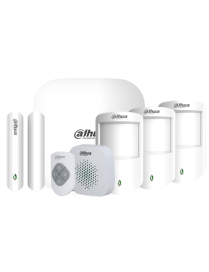 KIT PRO Dahua com Detetores PIR e Sirene Interior - Segurança Fiável